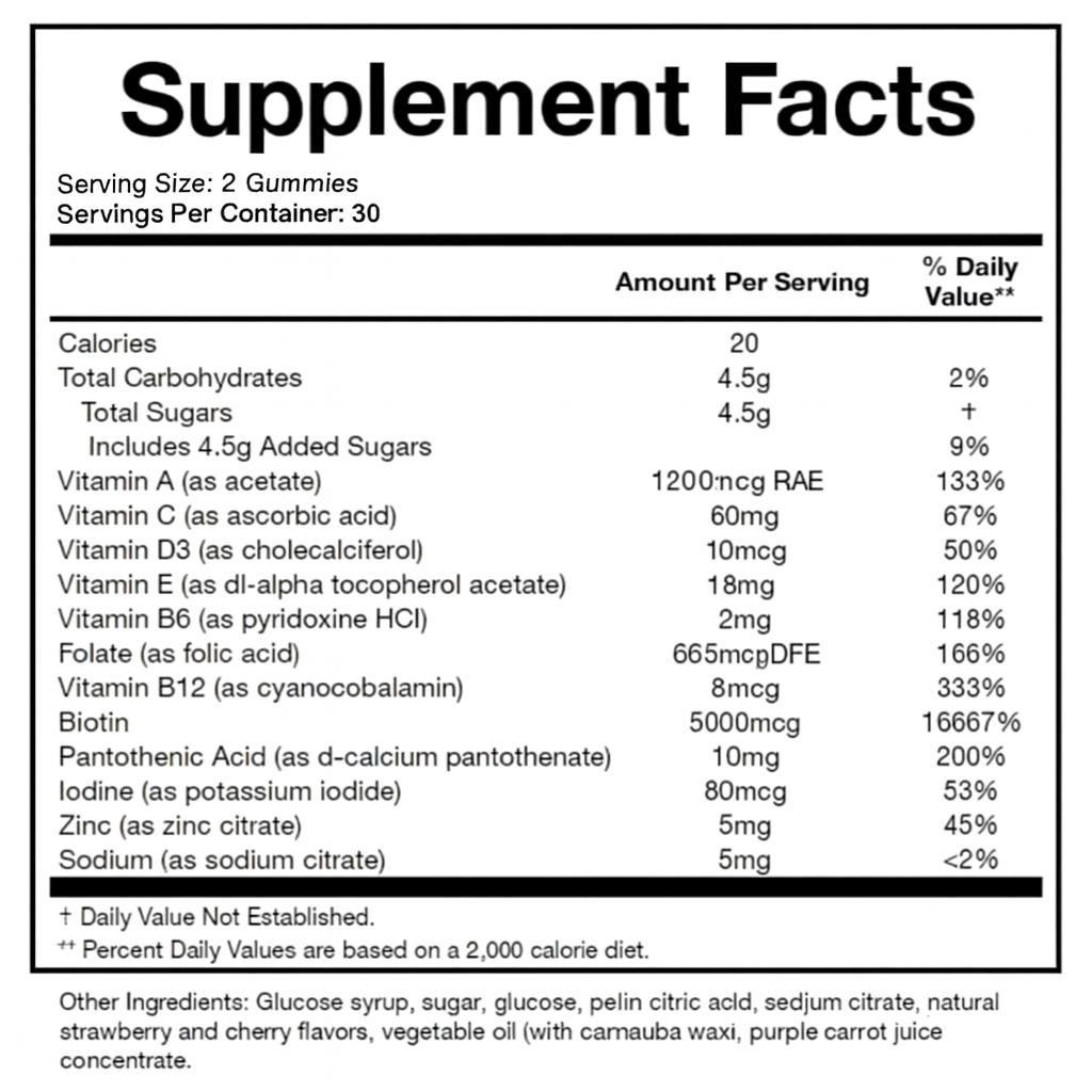 Aloura™ Hair Growth Accelerator Gummies